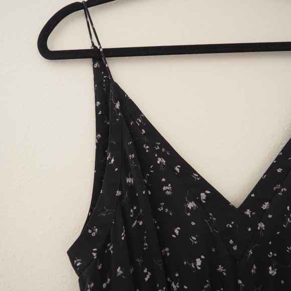 IRO Bemera Floral Spaghetti Strap Silk Jumpsuit sz 38 France Size 38 = US 6 - Picture 8 of 11